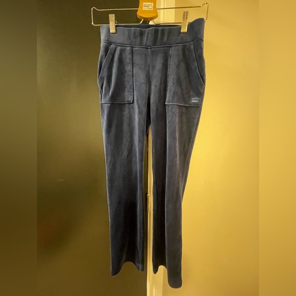 Juicy couture Y2K velour navy blue track pants Bottoms - Picture 1 of 4